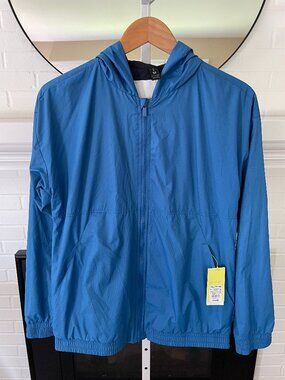 NWT All In Motion Boys XXL Blue Windbreaker Rain Jacket Coat 2024